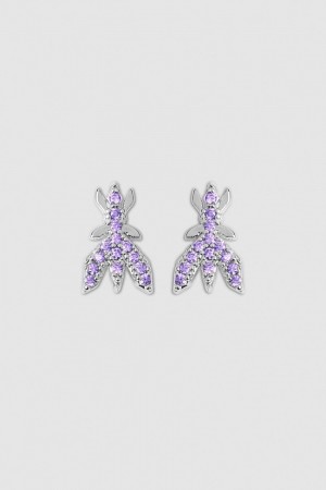 Patrizia Pepe Brass Earrings Roze | CLH195836