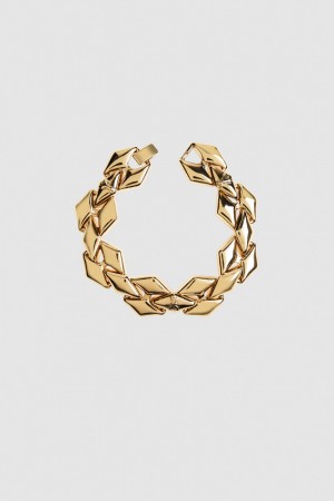 Patrizia Pepe Brass Link Bracelet Goud | KCL760392