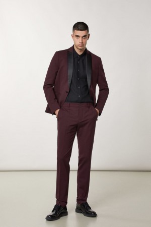 Patrizia Pepe Classic Gabardine Pants Paars | XGY650127