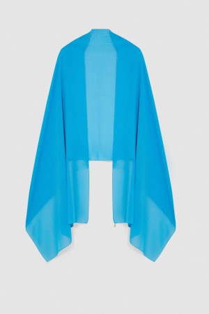 Patrizia Pepe Crepe Stole Lichtblauw | DWF481950