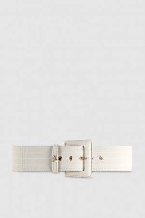 Patrizia Pepe High Waist Fabric Belt Grijs | JUD921657