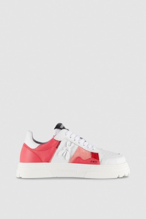 Patrizia Pepe Leather Sneakers Wit | SUF196483