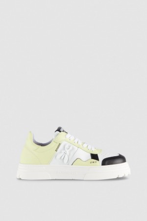 Patrizia Pepe Leather Sneakers Wit | VWK243158