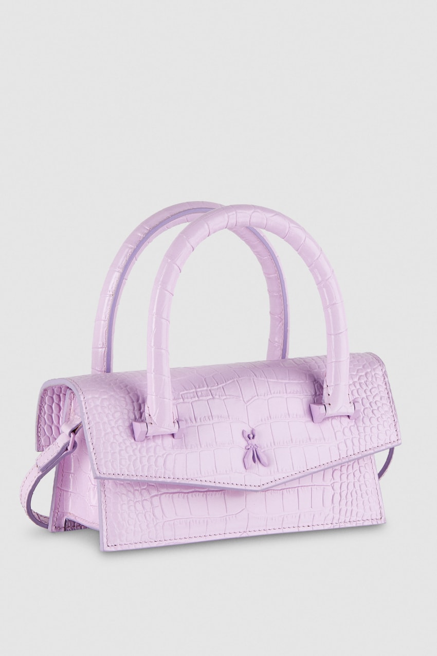 Patrizia Pepe Fly Bamby Croco Paars | QBZ365978