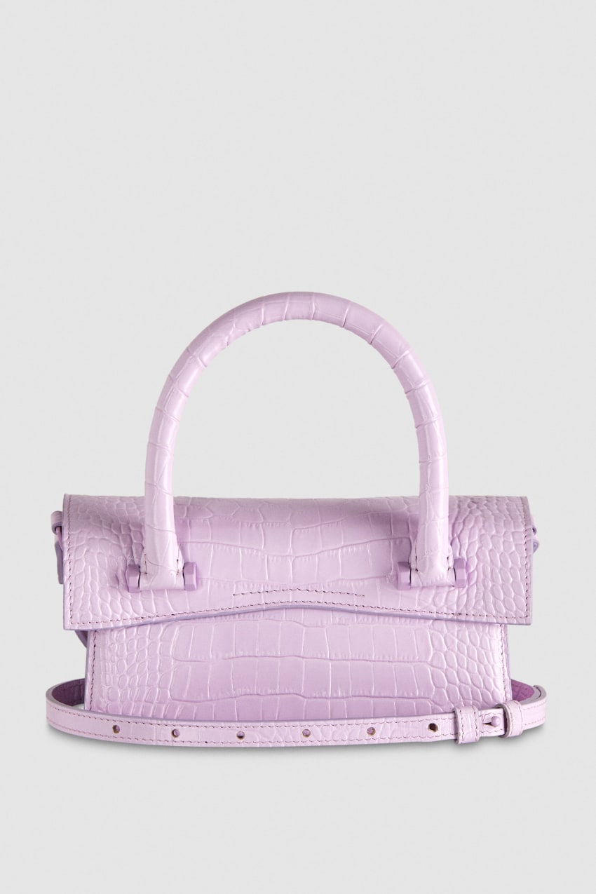 Patrizia Pepe Fly Bamby Croco Paars | QBZ365978