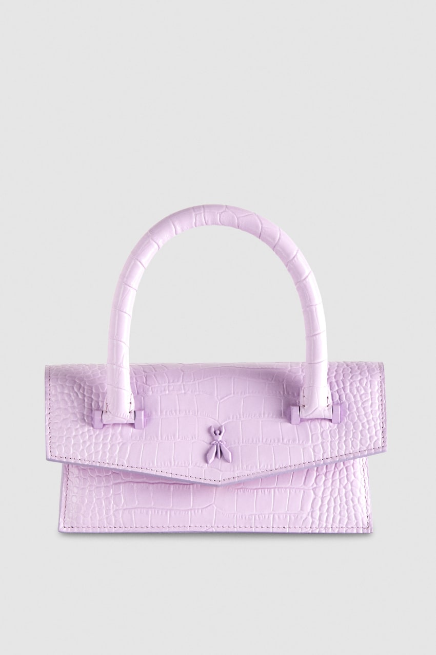 Patrizia Pepe Fly Bamby Croco Paars | QBZ365978